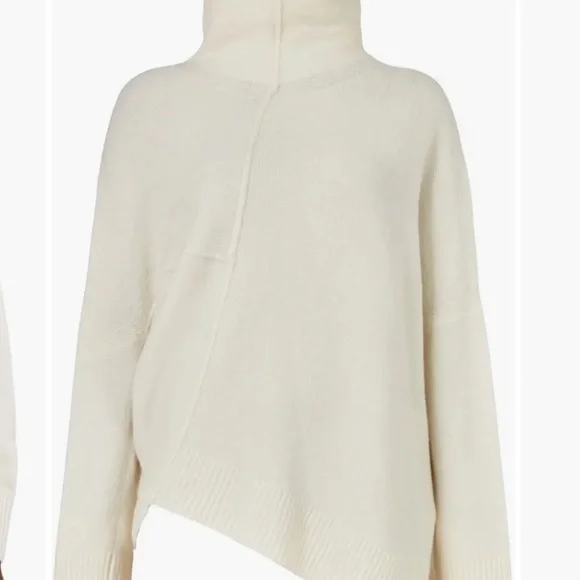 EUC! All Saints Cream Turtleneck Sweater, Size Medium - Picture 2 of 9